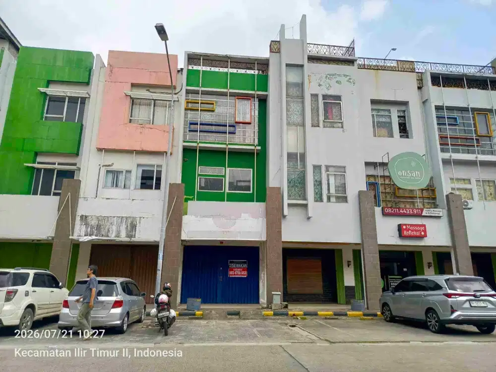 Disewakan Ruko PTC Mall Palembang
