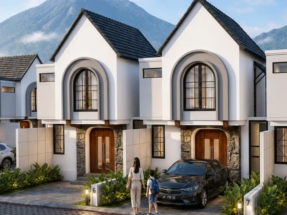 VILLA 2 LANTAI HARGA 1 M-AN LOKASI PANDERMAN HILL KOTA BATU