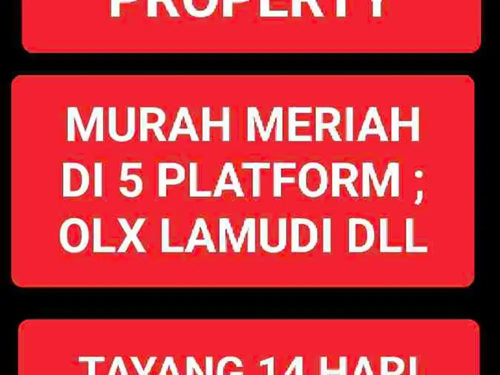 jual beli properti pasang iklan disini cuan