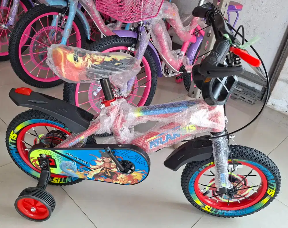 Sepeda Anak Sepeda BMX 12 Inch ATLANTIS ( JARI-JARI MOTOR )
