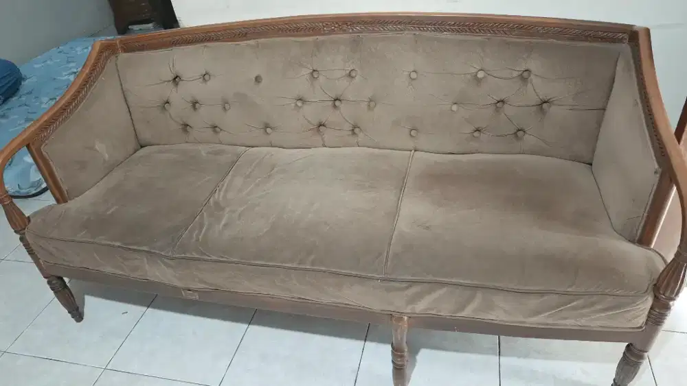bangku jati 3 pcs