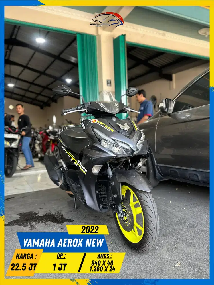 YAMAHA AEROX NEW 2022 MESIN DIJAMIN AMAN MASZEH HIKMAH MOTOR KEPUH
