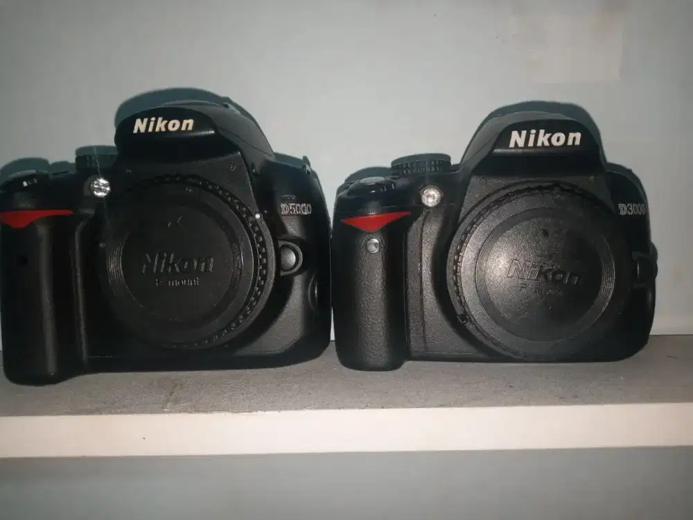 Nikon d5000 dan d3000 ambil semua body only