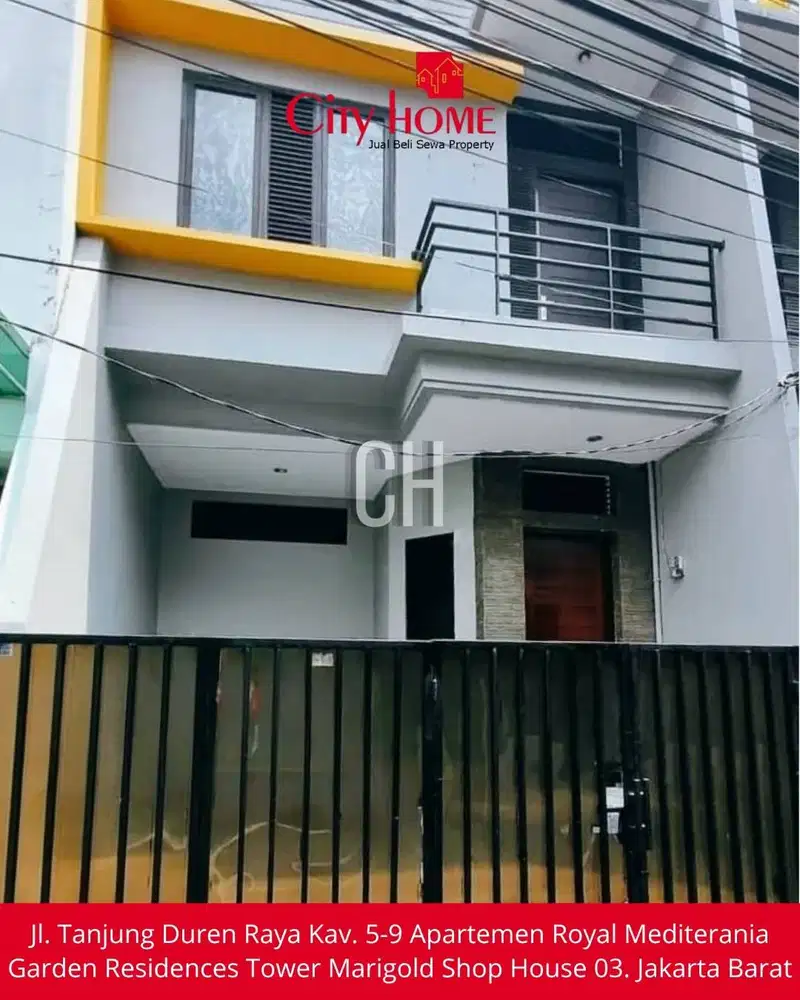 Dijual Rumah Baru Tanjung Duren 2,5 Lantai | 4 KT | SHM | Bisa KPR