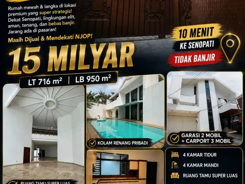 Dijual Rumah di Jl. Bangka II, Pela Mampang, Mampang Prapatan, Jakarta Selatan