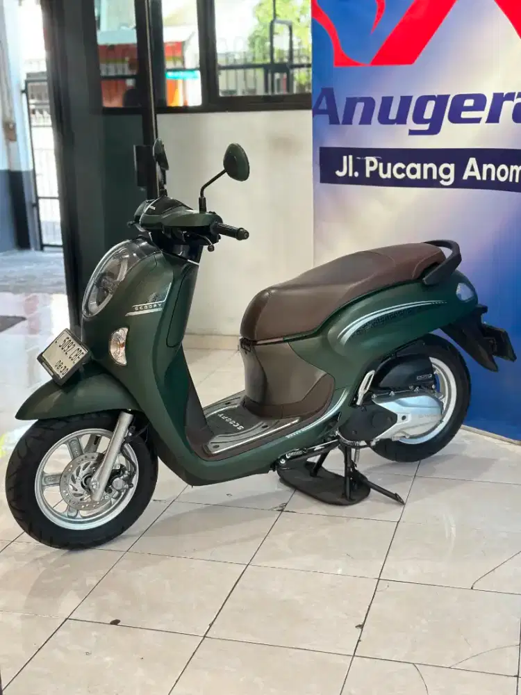 KM RENDAH ! HONDA SCOOPY STYLISH GREEN 2025 KEYLESS