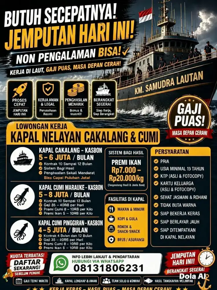 Abk kapal ikan dan cumi