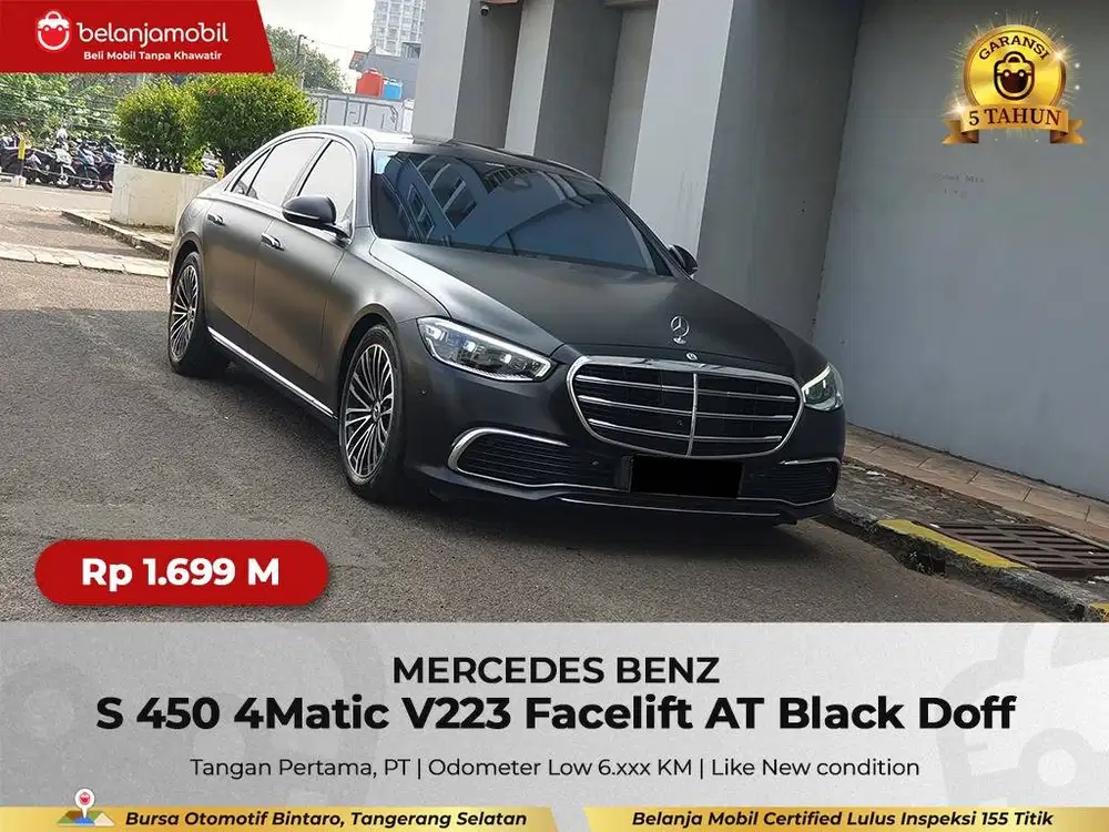 [ LOW KM 6RB ] Mercedes Benz Mercy S450 S 450 V223 Facelift 2023/2024