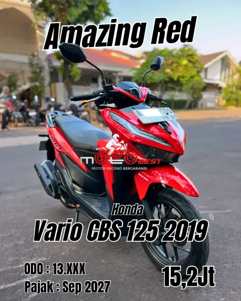Cash Only Vario 125cc cbs 2019