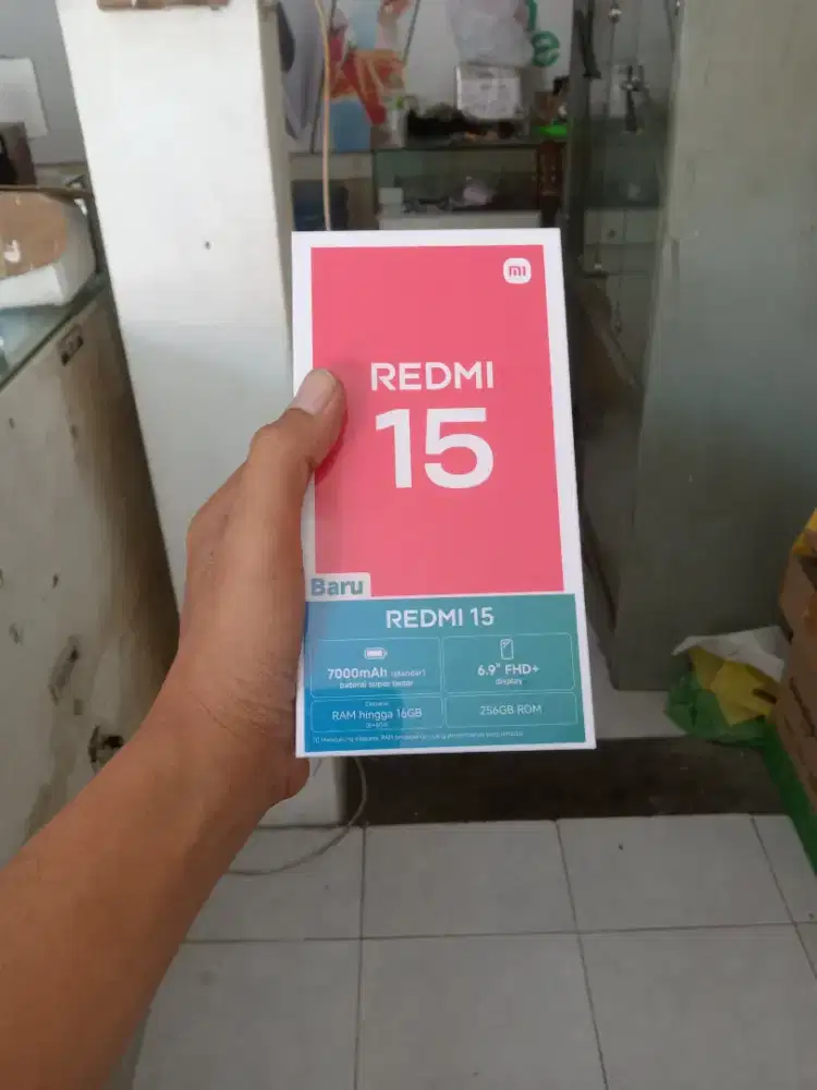 Berminat silahkan WA Redmi 15 NFC 8+8/256 Garansi resmi 15bln