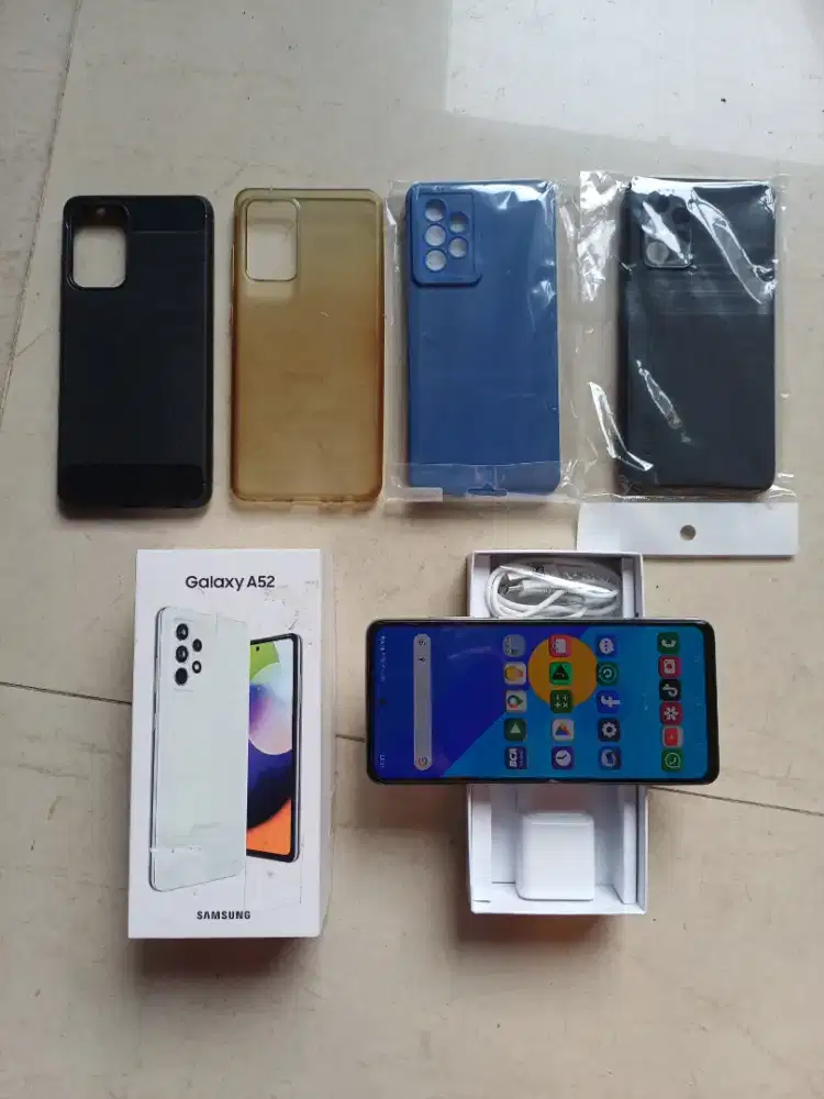 SAMSUNG A52 RAM 8GB+8GB ROM 128GB LAYAR ORI FINGER FIN ON LENGKAP