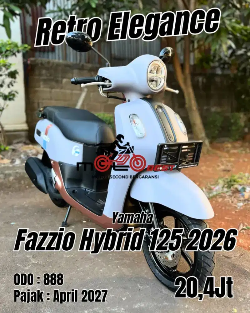 Cash Only Yamaha Fazzio Hybrid 125cc 2026