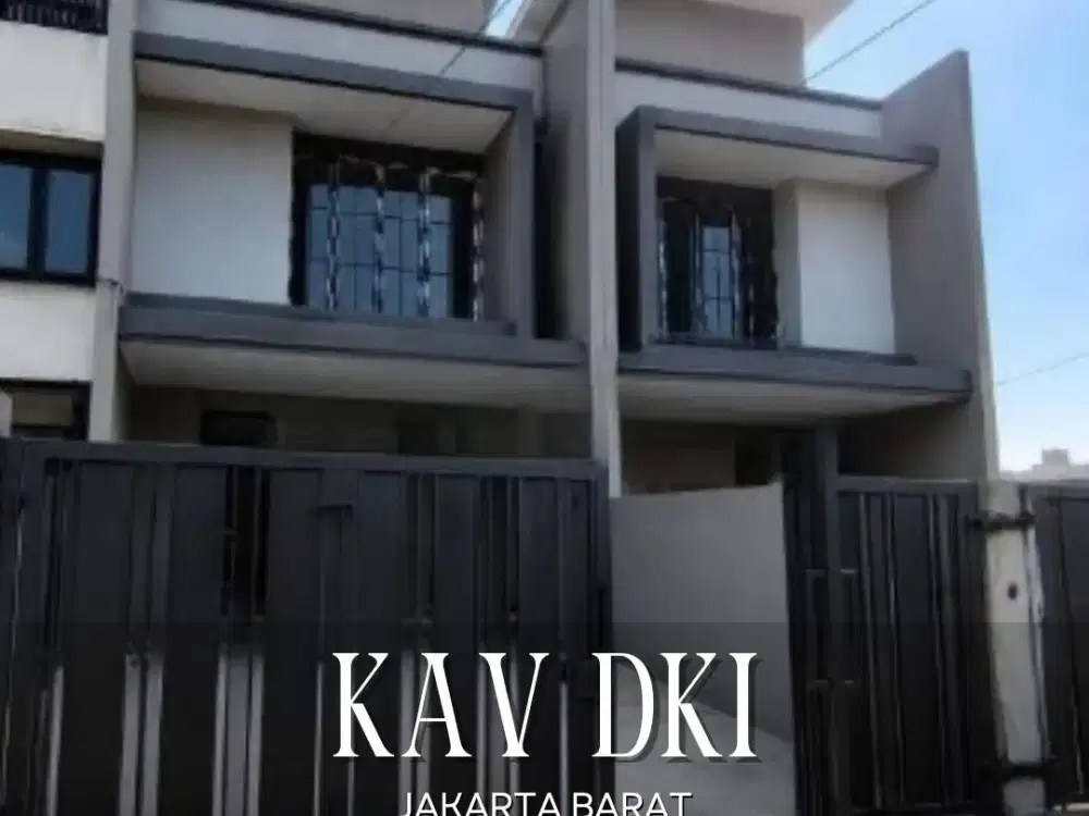 DIJUAL CEPAT ADA 2 UNIT BRAND NEW HOUSE DI KAV DKI JAKARTA BARAT