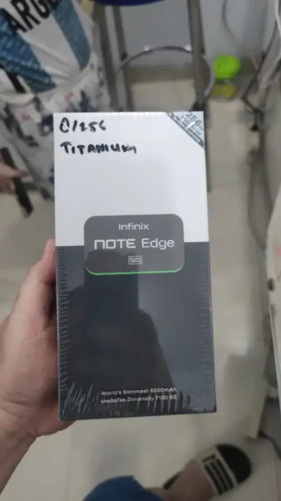 Infinix note edge 5G ram 8+8/256gb cek unik