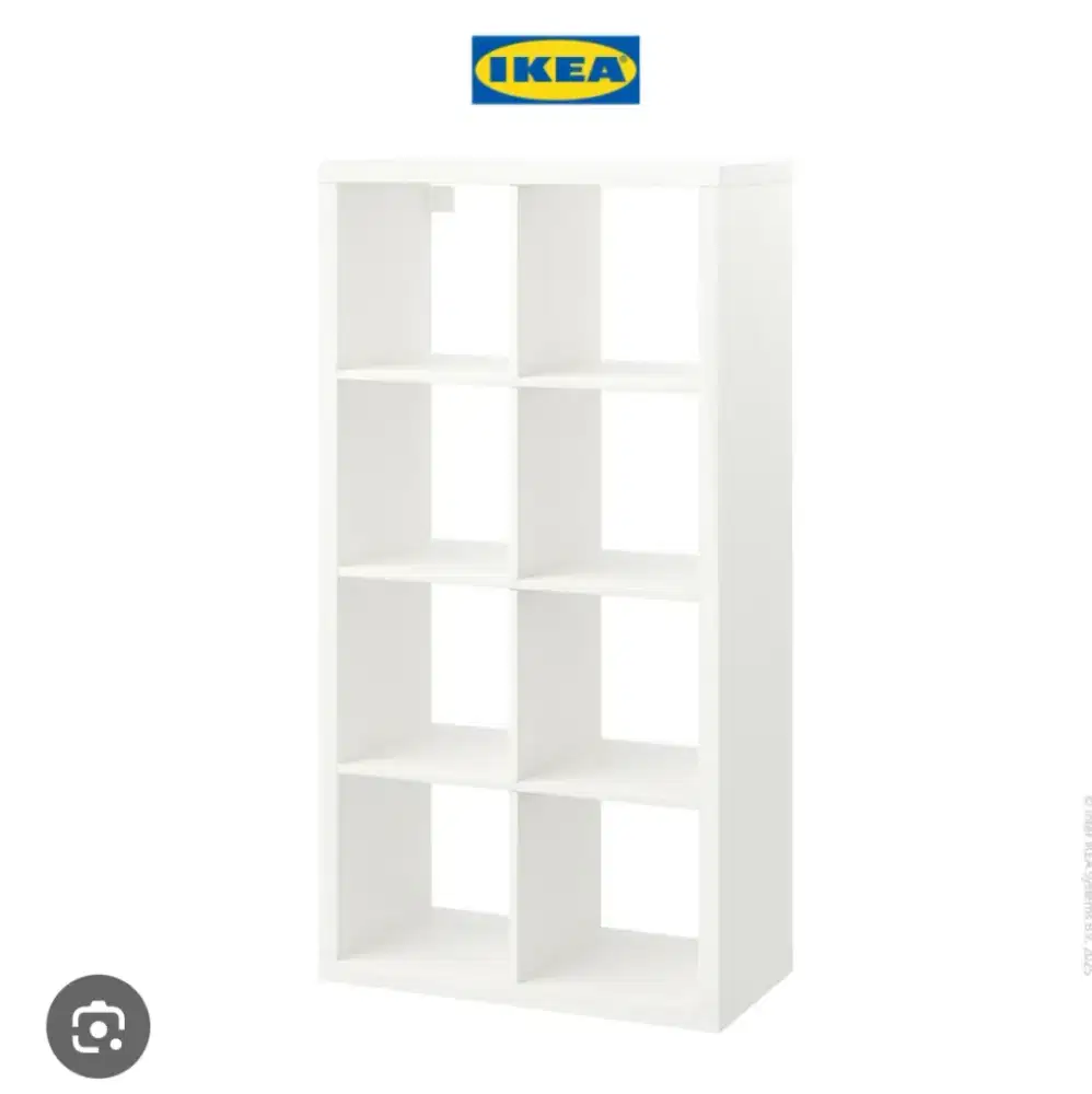IKEA kallax rak pajangan minimalis putih