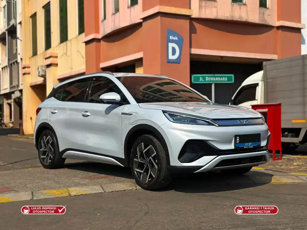 Bs TT BYD Atto 3 Superior 2024 Putih Cakep Mobil listrik second