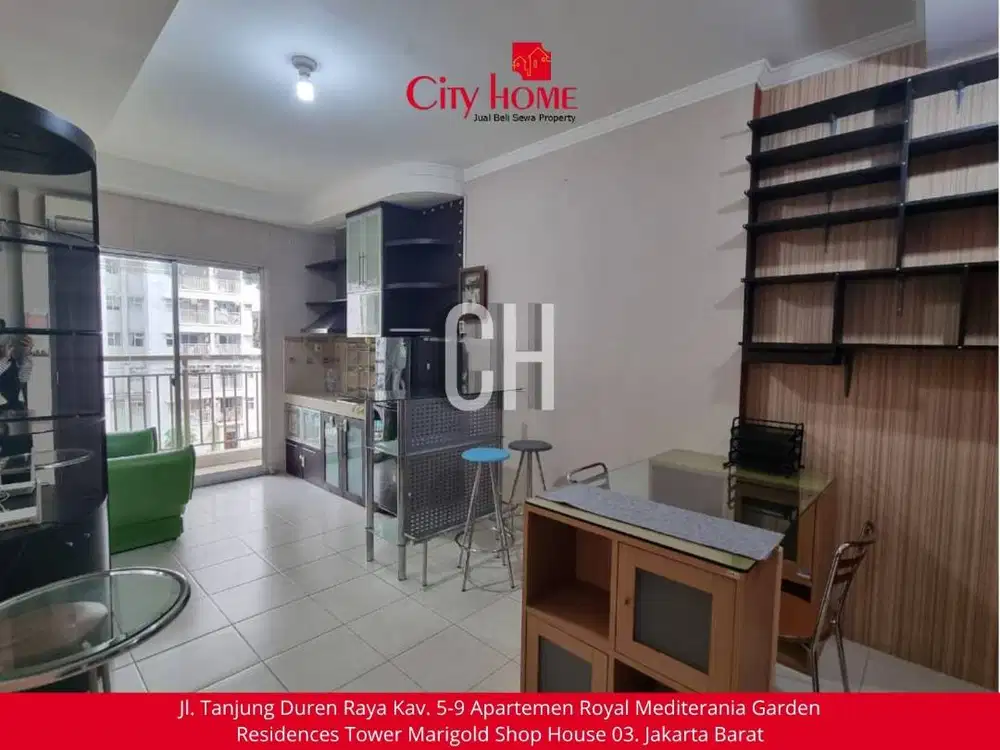 SEWA MURAH! Apartemen 2 kamar furnished siap huni di Jakarta Barat