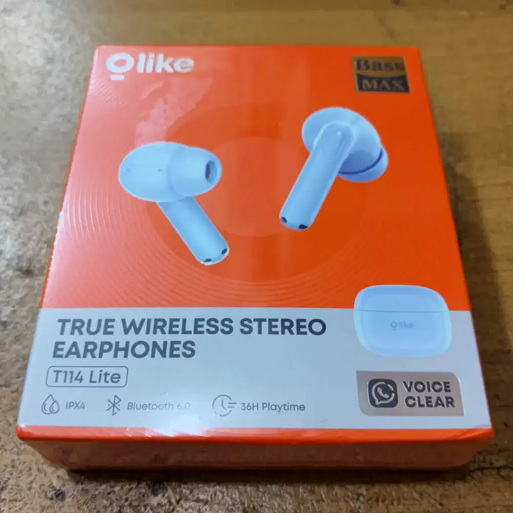 TWS Olike T114 Lite Bluetooth True Wireless Earbuds Earphone Full Bass
