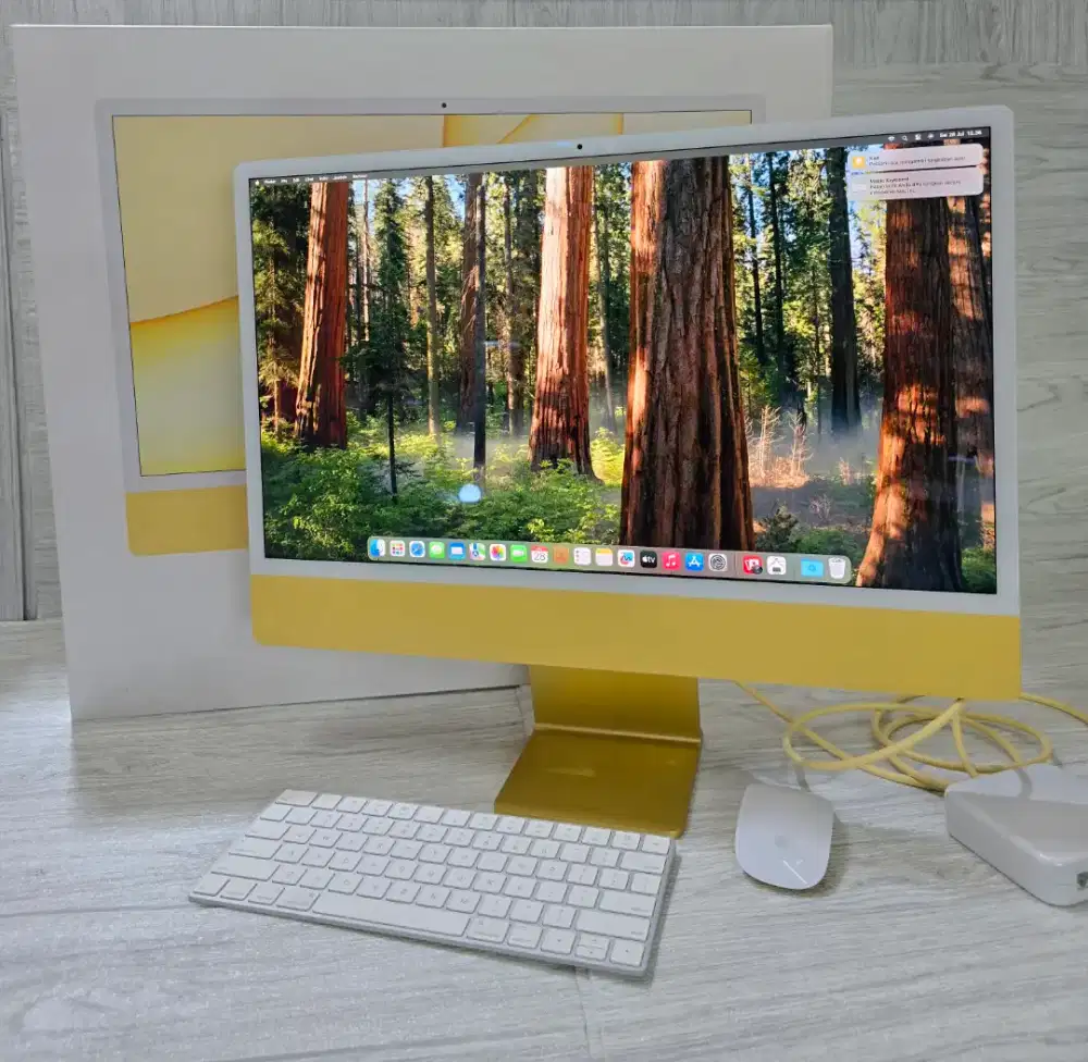 IMAC M1 (2021) 24INC 8/256GB YELLOW RESMI