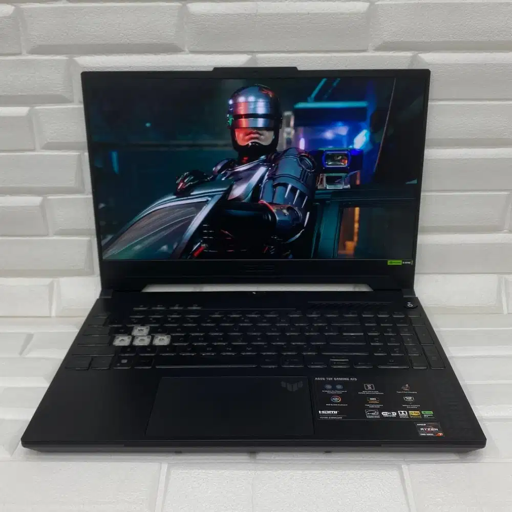 Laptop gaming tuf A15 Ryzen 7 7345HS Ram 16Gb Ssd 512Gb Mulus
