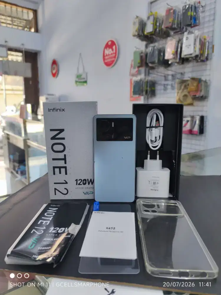 Infinix note 12 VIP ram 8+8/256gb lengkap