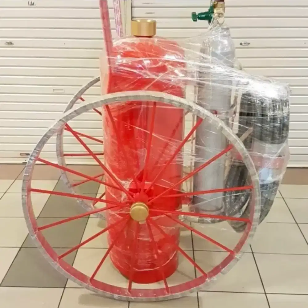 APAR ALAT PEMADAM API POWDER 75KGTABUNG NITROGEN N POWDER RODA PEDATI
