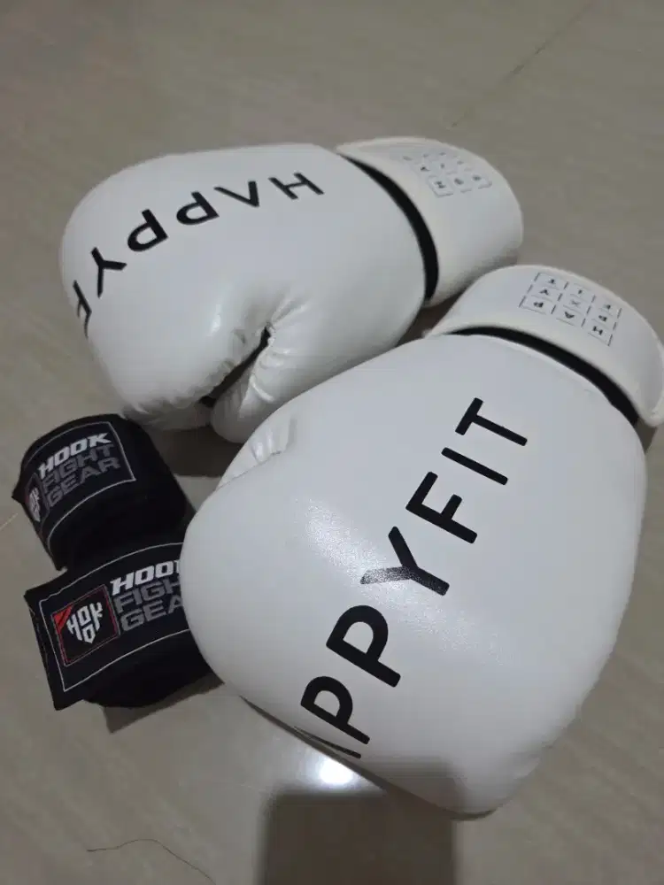 Sarung Tinju Muay thai/boxing - Putih