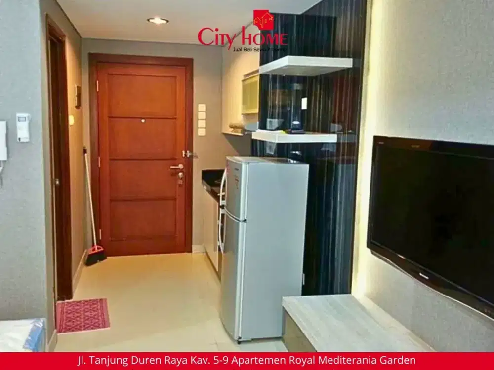 DIJUAL - Studio Furnished Royal Mediterania Garden Apt at Podomoro City