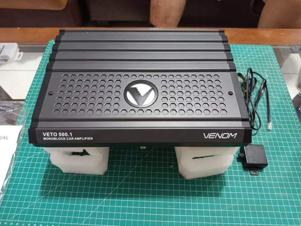 Power Monoblock Venom Veto 500.1 Amplifier Monoblock Audio Mobil