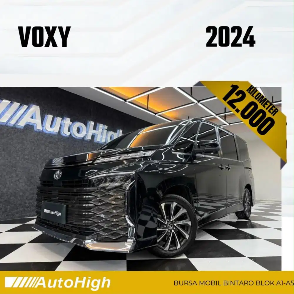 DP10% [Km12.000] Voxy 2024 Black Reg 2025 #AUTOHIGH