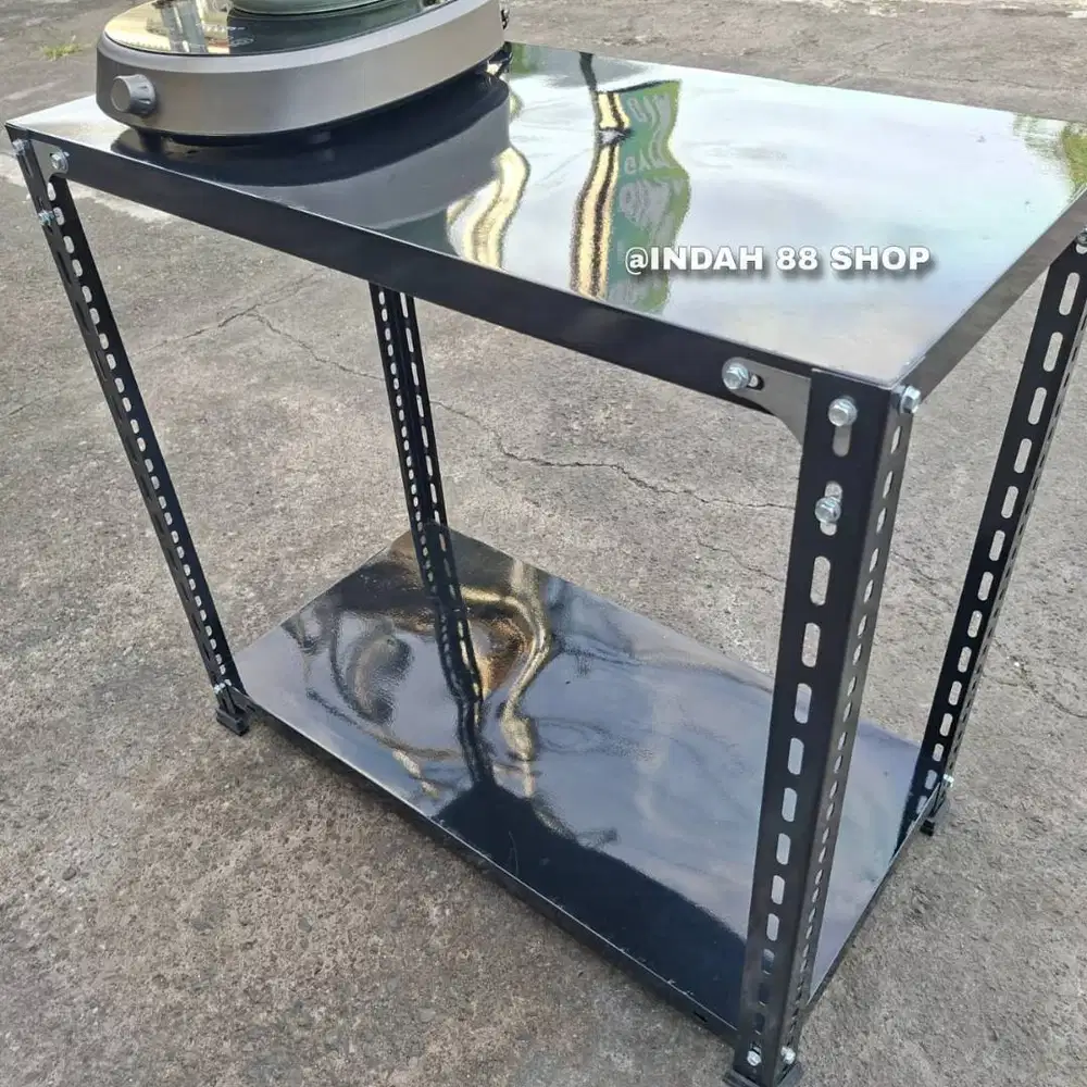 Meja Dapur / Meja Kompor / Rak Besi 2 Susun
