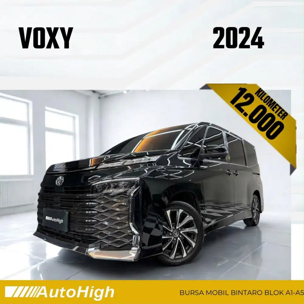DP10% [Km12.000] Voxy 2024 Black Reg 2025 #AUTOHIGH