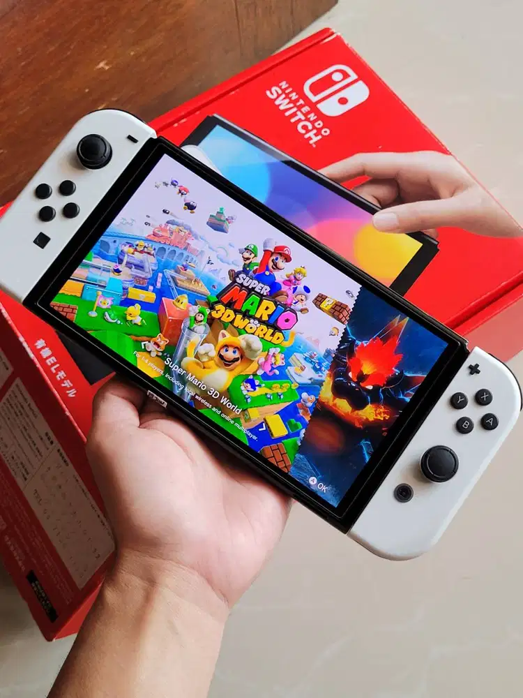 Nintendo Switch OLED 256GB Full Games Fullset Second Preloved Lengkap