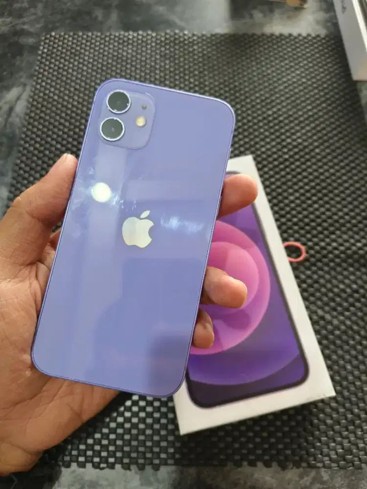iPhone 12 64GB purple ex Resmi (iBox) - Second