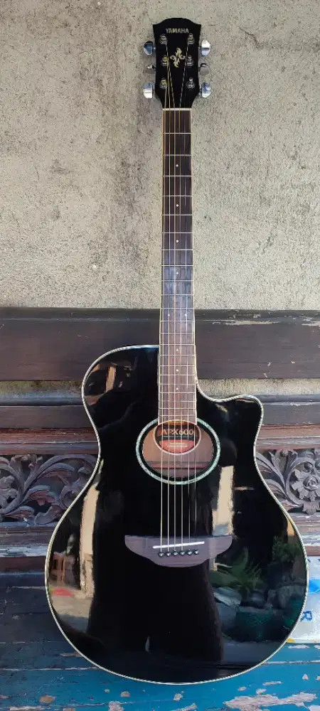 gitar Yamaha APX 600 original akustik elektrik