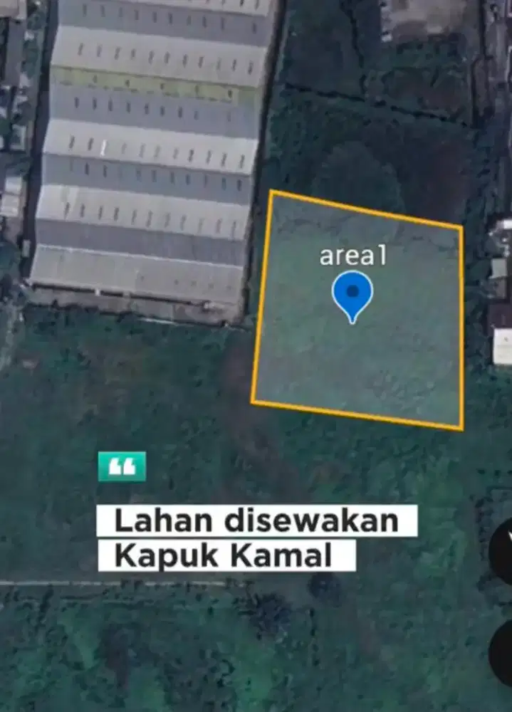 Disewakan lahan di Kapuk Penjaringan