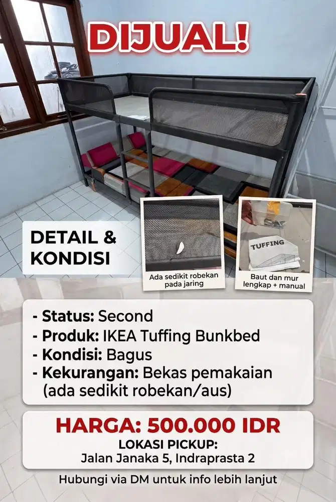 Tempat tidur bertingkat IKEA