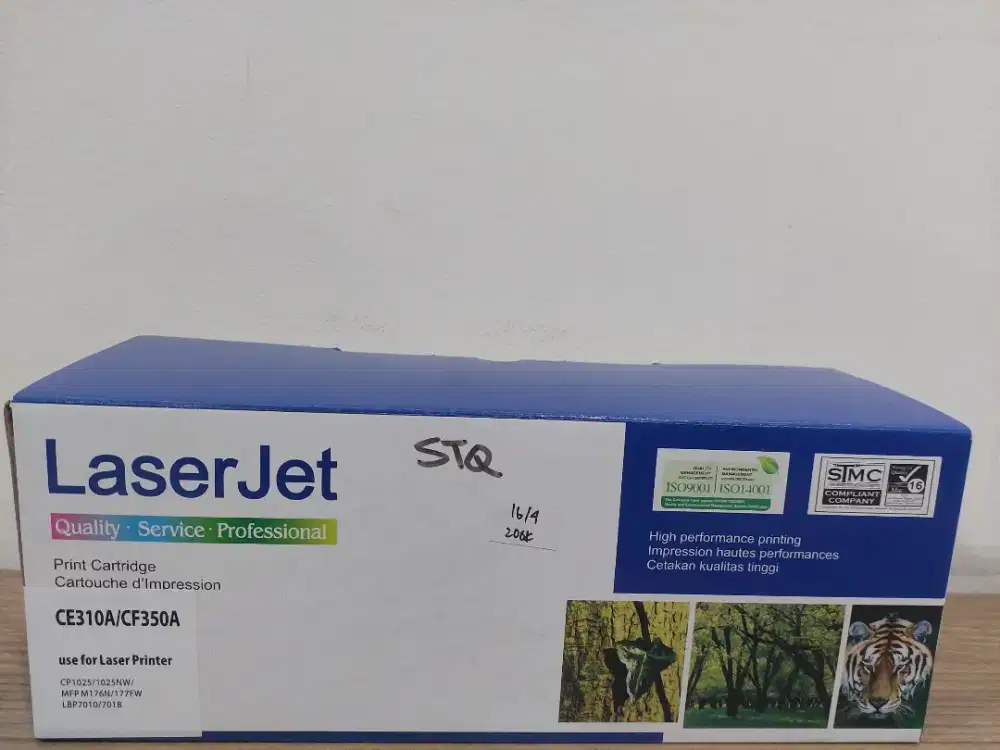 Toner (kosong) print cartridge CE311A/CF351A (1 set ada 4 warna)