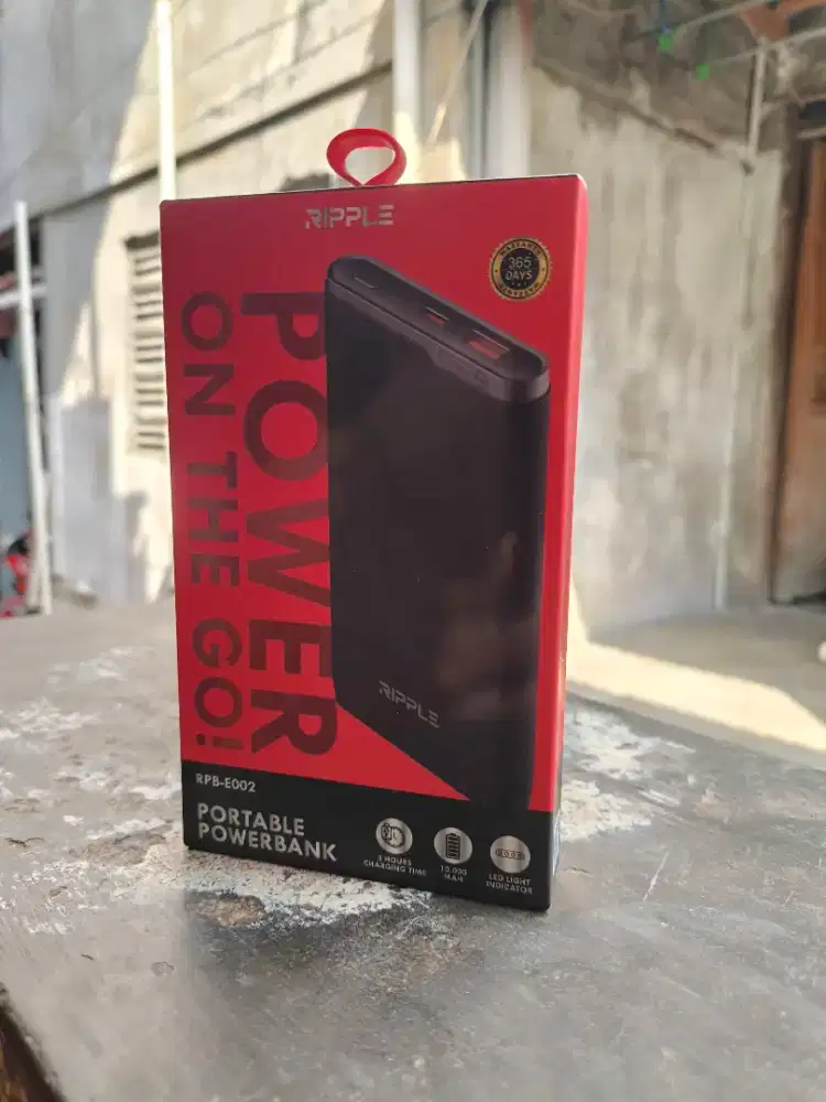 Power Bank Ripple Original 10.000mAh Fast Charging 20W Baru