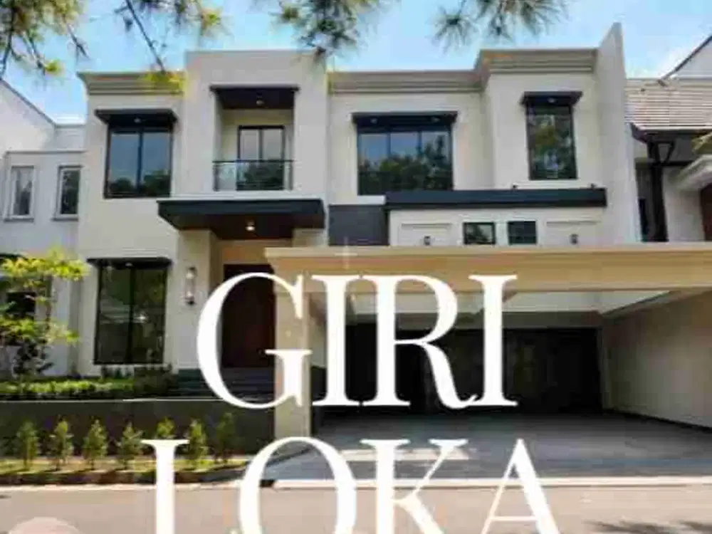 dijual brand new house di giri loka bsd deket pasar modern