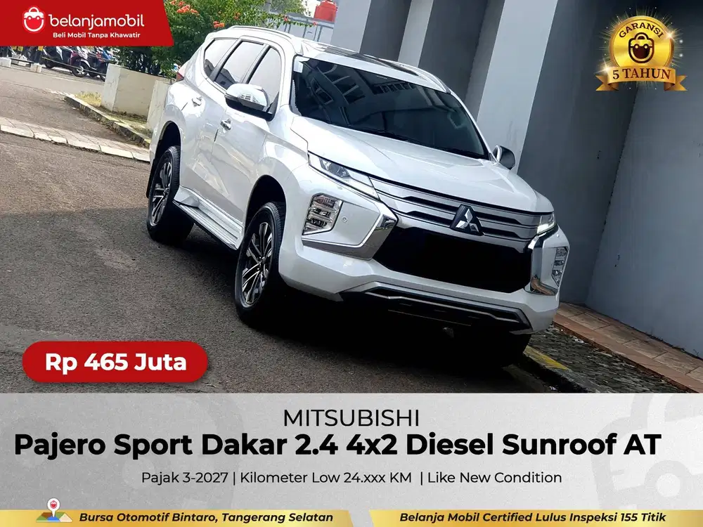 [ LOW KM 24RB ] Mitsubishi Pajero Sport Dakar 2.4 Sunroof 2023/2024