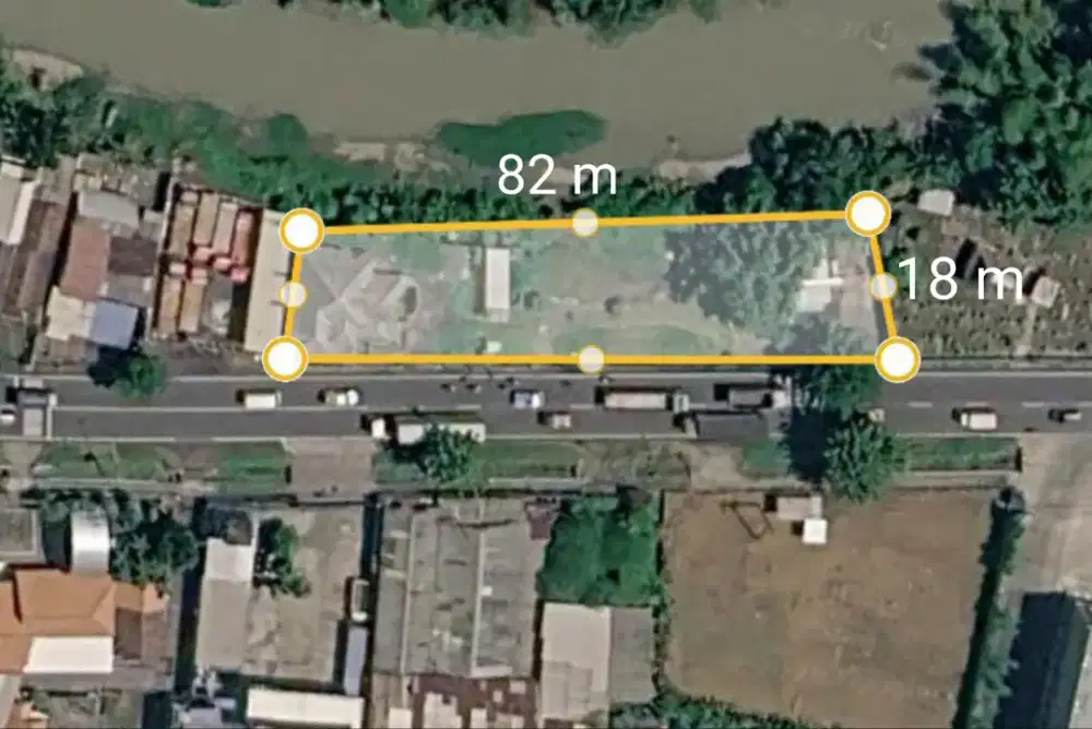 Dijual Lahan + Rumah 0 Jalan Raya Propinsi