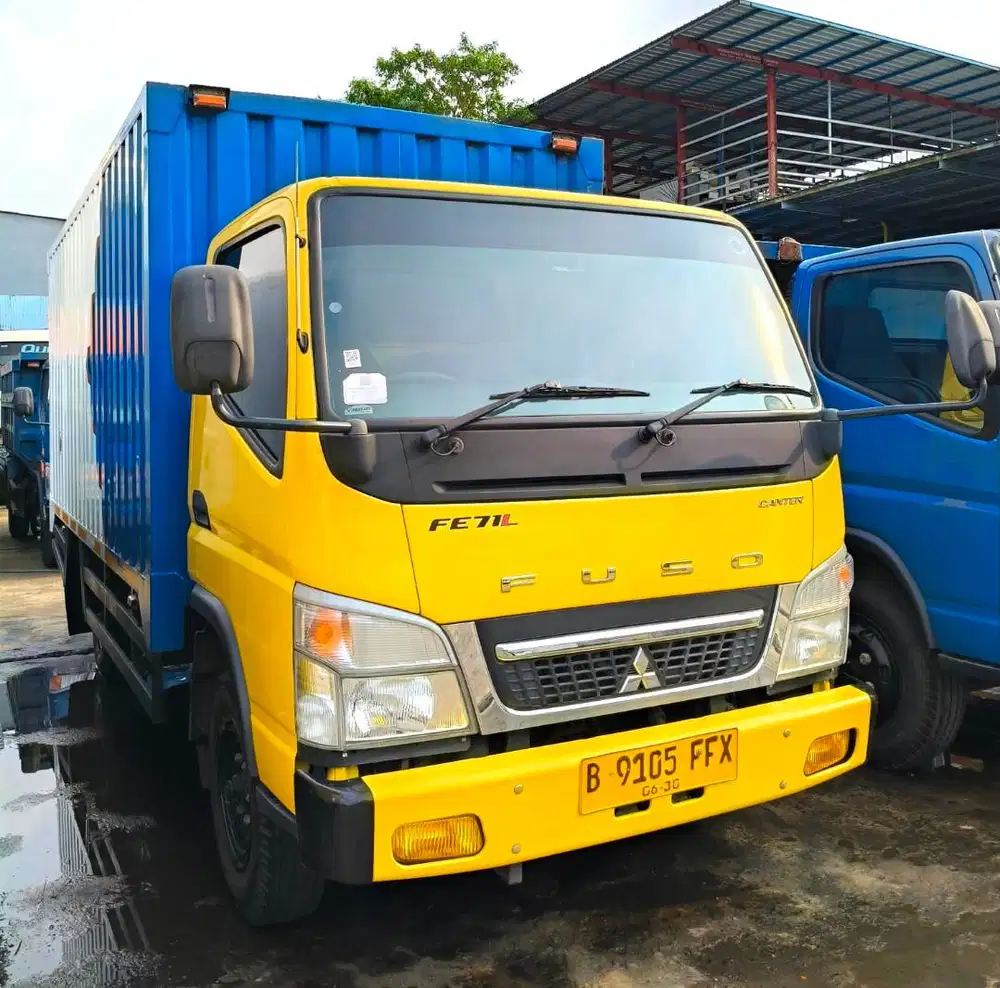 CDE LONG mitsubishi coltdiesel canter engkel FE 71 L box besi 2025 bok
