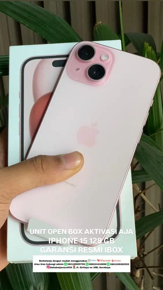 IPHONE 15 128 GB IBOX OPEN BOX