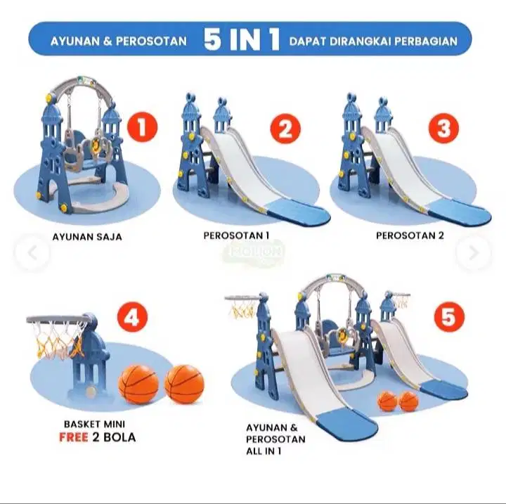 Perosotan double anak set