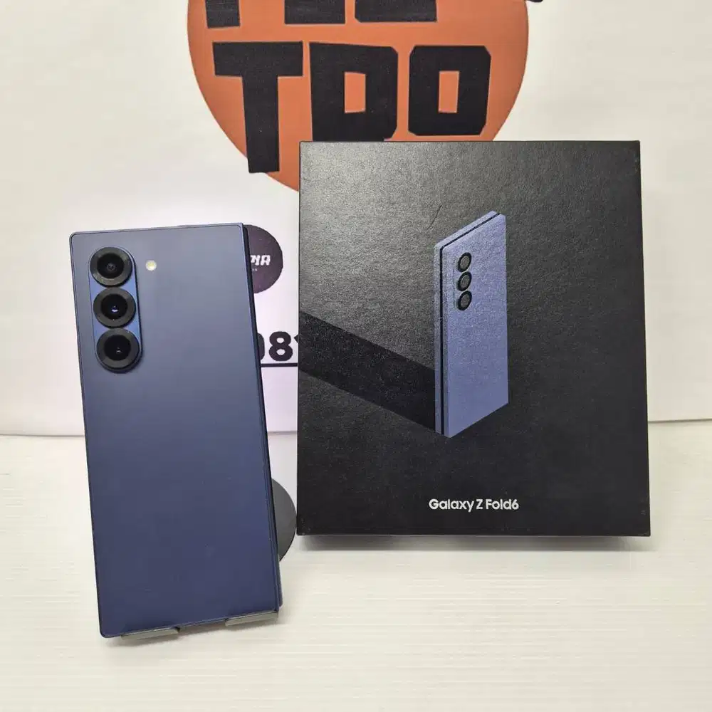 Samsung Galaxy Z FOLD 6 12/256GB NAVY No Minus No Kendala FULLSET