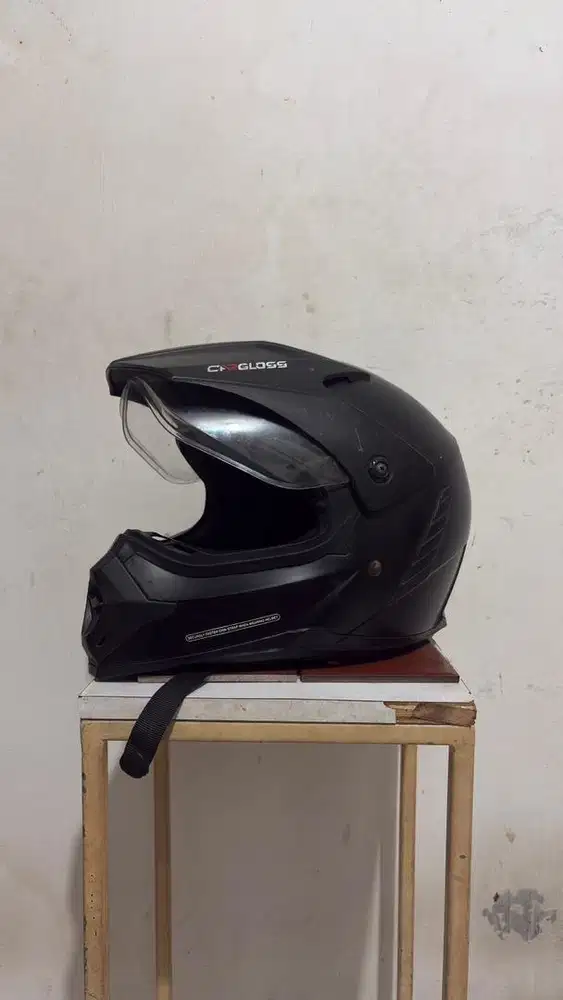 Helm Trail Cargloss Supermoto Full Face