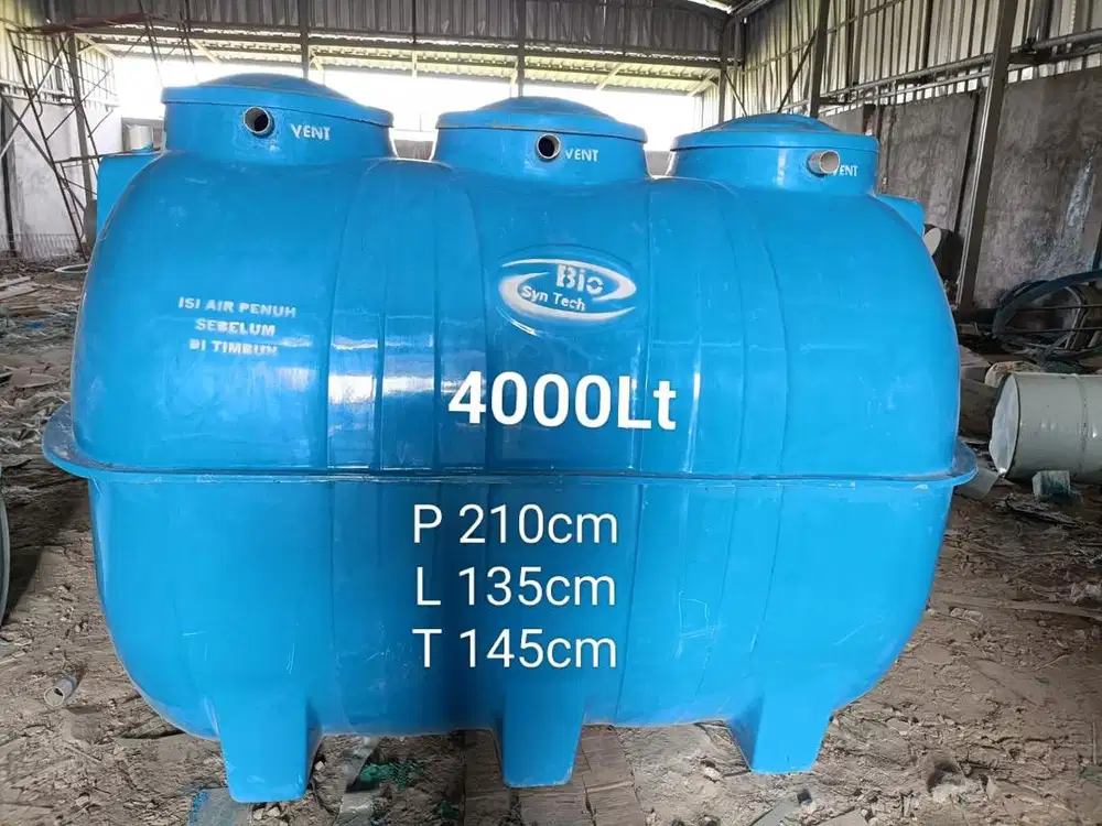 Septic Tank Bio 4000L | Kapasitas Maksimal, Kualitas Optimal