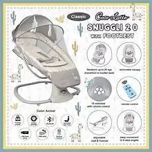 Bouncer Cocolatte Weeler Snuggli Classic 2.0 With Footrest / Cocolatte