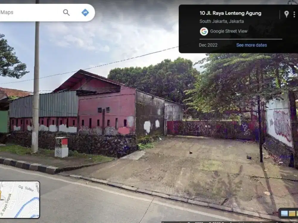 Tanah Di Jl. Raya Lenteng Agung, Jaksel Shm 910 M²